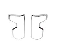 Cubierta de luz trasera Cubierta Decorativa Para Luz Trasera De Coche Lámpara Para Chevy Para Silverado 2019 2020 2021 2022 2023 2024 En Adelante protectores de luz trasera(Chrome)