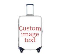 Cubierta De Maleta Personalizada,Nombre De Monograma Personalizado Foto De Equipaje Cubiertas Protector De Equipaje De Viaje Grande Protector De Equipaje Lavable Antiarañazos Ajuste De La Funda