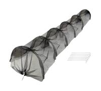 Cubierta de malla aislante exterior para plantas 300 x 45 x 45 cm | Túnel de cultivo para proteger verduras frutas y flores en parterres elevados en el jardín de la casa para