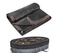 Cubierta de malla antioxidante para piscina, red de hojas finas para el hogar y el jardín familiar, seguro para el invierno, bloqueo de desechos, perfecta para patios, hoteles y espacios al aire libre