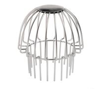 Cubierta de malla de acero inoxidable 304 con diseño de línea hueca para drenaje rápido y prevención de obstrucciones de desechos, se adapta a tuberías de 50 mm/75 mm/110 mm/160 mm en jardines (160