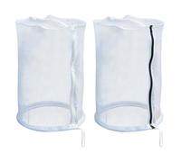 Cubierta de malla de planta - 2 piezas de árbol de frutas con cremallera, malla con barreras para tomatoes vegetales, frutas, bayas con protección | Durable Covers for Flowers Yard Backyard Ou