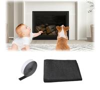 Cubierta de Malla para Chimenea de PVC, Pantalla de Seguridad para Chimenea, Agujeros de Rejilla Densa 2 mm, 73,5x114,5 cm Puerta de Red de Seguridad para Protección de Niños y Mascotas, No Ignífugo