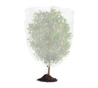 Cubierta de malla para plantas con cremallera y cordón diseñada para proteger árboles frutales y verduras de jardín de daños por insectos durante las fases de crecimiento (1,8 x 1,8 m)