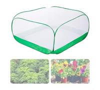 Cubierta de malla para plantas emergentes, resistente a la intemperie, diseño de malla fina y protector solar para todas las cubiertas redondas, vegetales y friut (1,2 m x 1,2 m x 60 cm)