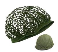 Cubierta De Malla Para Sombrero - Cubierta De Malla Para Casco De Camuflaje | Casco De Ĉamuflaje De Utilería | Sombrero De Seguridad Duro Red De Camuflaje Accesorios Realistas De Cine Y Televisión Par