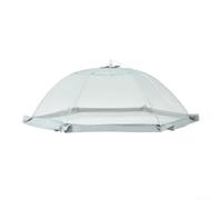 Cubierta de malla transpirable para alimentos con marco de acero plegable, protección plegable contra insectos contra el polvo para cocina, mesa de comedor, tapete de picnic y configuración al aire