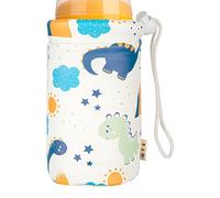 Cubierta de manga de botella - 7cm calentador de vivero para botellas, manga aislada con lana de cordero de fibra de poliéster, fácil de limpiar y ajuste versátil | Keeps Kids Drinks At Optimals