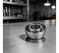 Cubierta de mango basculante para Daiwa Cygnus LBD, tapa de tuerca de polvo de metal con acabado brillante, reparación y modificación de carrete de pesca (dorado)