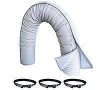 Cubierta de manguera de aire acondicionado, aislamiento portátil de manguera de aire acondicionado, funda de aislamiento de CA, tubos reutilizables de reducción de calor, ventilación de conducto