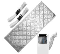 Cubierta de manguera de aire acondicionado, cubierta aislada para manguera de ventilación de conducto de CA con correas ajustables, accesorios de reducción de calor para el hogar, dormitorio