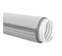 Cubierta de manguera de aire acondicionado para mangueras de 5 y 5 y 9 pulgadas mejora la eficiencia y protege contra elementos exteriores (gris)