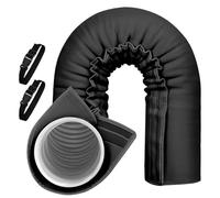 Cubierta de manguera de aire acondicionado portátil,Manga aislante portátil para manguera de CA | Protector De Polvo De Boquilla Con Correa Ajustable Para Hogar