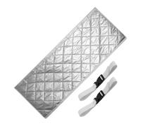 Cubierta de manguera de CA - 150 x 50 cm, manga reflectante de barrera de calor, protector de fontanería flexible duradero | Apartamento, garaje, sótano, taller, cabina, invernadero, industrial