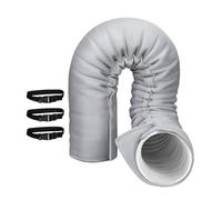 Cubierta De Manguera De Ca: Aislante De 2 M, Envoltura De Portátil, Protector Térmico Duradero | Protector De Escape De Aire Acondicionado Para El Hogar, Dormitorio, Refrigeración, Comodida