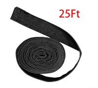 Cubierta de manguera flexible de 25 pies para cables de antorcha de soldadura, líneas hidráulicas, arneses de cableado, ignífugo, resistente al desgaste, envoltura protectora