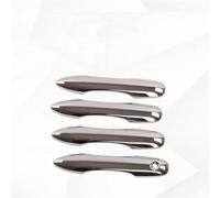 Cubierta de manija de puerta Accesorios Estilo Para Corolla Para Auris E210 2019-2022 Embellecedor Adhesivo Manija Puerta Color Negro Brillante Cromado(Style 1)