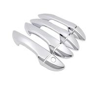 Cubierta de manija de puerta Adhesivo Embellecedor Protector Manijas Puertas Coche Estilo Fibra Carbono Para Corolla 2014-2018 Volante A La Izquierda(Style 1)