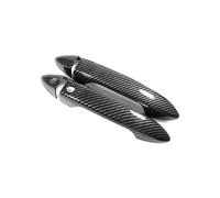 Cubierta de Manija de Puerta Exterior para Accord Novena Generación 2013-2017 Protector De Tirador Monotúnel 1-Inteligente Accesorios Antiarañazos para Marcos(2 Doors Carbon Fiber Pattern)