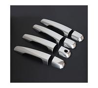 Cubierta de manija de puerta para Mitsubishi L200 para Triton 2015-2020 para Pajero Sport 2016-2021 Cubiertas de manijas de puerta exterior de coche, accesorios de cubierta protectora (color: cromo