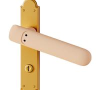 Cubierta de manija de puerta - Protección anticolisión para manija de puerta de silicona 15,3x3x4,9 cm | Guante con empuñaduras a prueba de golpes y antirruido | Mango de seguridad resistente a