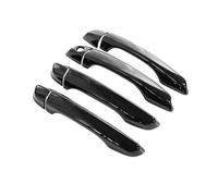 Cubierta De Manija Puerta Negra Brillante, Pegatina Embellecedora Para Peugeot 2008 MK2 P24 2020-2023, Accesorios Estilo Protector Para Coche, Gadgets(A)