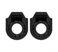Cubierta de manivela de TPU ultraligera para bicicletas de carretera de montaña, protector elástico de doble cara que protege contra arañazos e impactos, accesorios de componentes de bicicleta fáciles