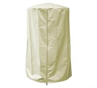 Cubierta de material Oxford 190T para calentadores de patio de pirámide de gas para proteger contra la lluvia, la nieve, la luz solar y los desechos (beige)