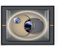 Cubierta de medidor eléctrico, cubierta de panel eléctrico, cubierta de caja de interruptor gris de moda, cubierta simple, contadores decorativos, caja de medidor eléctrico, pintura decorativa vacía (