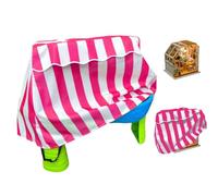 Cubierta de mesa de agua, cubierta de mesa de agua para niños | Protector de mesa de estanque,2 pasos Kids Water Desk Heavy Duty Oxford cubierta impermeable a prueba de polvo para estanque de lluvias