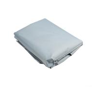 Cubierta de mesa de billar para mesas de billar de 7 pies, 8 pies y 9 pies, tela de poliéster 210D para defensa contra todo tipo de clima (gris 8 pies)