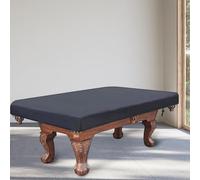 Cubierta de mesa de billar para mesas de billar de 7 pies, 8 pies y 9 pies, tela de poliéster 210D para defensa contra todo tipo de clima (negro de 7 pies)
