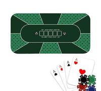 Cubierta de Mesa de ,Mantel de - Alfombra de Holdem 120x60cm,de Mesa de Cartas Antideslizantes para de , recaudación de Fondos, reuniones, temáticas, Noches de