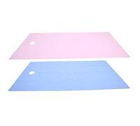 Cubierta de Mesa de Masaje, Sábana de Belleza Spa Masaje Tapa de la Mesa Impermeable 2pcs Salón de Belleza Bedera de Cama Cubierta de Cama con Aliento de la Cara 200x115 Cm (rosa+azul)