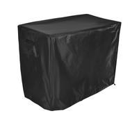 Cubierta de mesa de preparación al aire libre 420D resistente e impermeable para carrito de comedor con dobladillo elástico UV, correas ajustables de cierre de clic, rejillas de ventilación y asas de