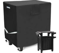 Cubierta de Mesa de preparación para Carrito de Parrilla al Aire Libre 600D para Mesa portátil de 30 Pulgadas Keter Unity con Armario de Almacenamiento, Impermeable, Resistente a los Rayos UV,