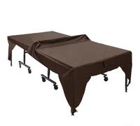 Cubierta de mesa de tenis de mesa para interiores y exteriores con tela Oxford impermeable 190T 210D diseño a prueba de polvo y capa de vinilo reforzada con revestimiento de poliéster UV (210D)