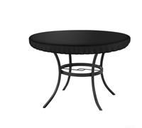 Cubierta de mesa redonda resistente al agua con cordón ajustable para patios, mesas de acero de 31 49 pulgadas, material Oxford (94 x 10 cm)