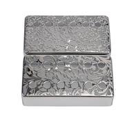Cubierta de metal para pastilla de guitarra eléctrica, carcasa humbucker para guitarra, textura de latón, diseño de flores