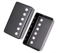Cubierta de metal para pastilla Humbucker de estilo LP de 5052 mm, espacio entre postes diseñado para reemplazo y actualización de carcasa de pastilla (50 mm, negro)