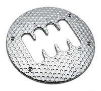 Cubierta de metal para perilla de palanca de cambios Thrustmaster TH8A para placa de cambios, accesorio de carreras Sim mejorado, negro, dorado, plateado (plata 7-R)