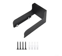 Cubierta de metal para timbre de video, protector impermeable para cámaras de seguridad al aire libre, carcasa de acero contra el sol, el viento y la lluvia, color negro