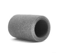 Cubierta de micrófono de espuma de densidad suave para unidades de micrófono inalámbrico JBL para atenuar la energía plosiva sin silenciar las voces (gris)