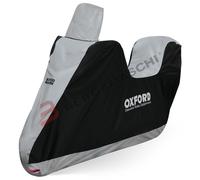 CUBIERTA DE MOTO AQUATEX SCOOTER CON PARABRISAS ALTO Y BAÚL OXFORD CV217