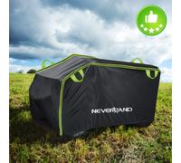Cubierta de motocicleta NEVERLAND, accesorios para moto, cubierta para cuatriciclo, cubiertas protectoras, tamaño XXXL, negro con tiras reflectantes.