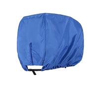 Cubierta de motor de barco fuera de borda Capucha protectora impermeable para yates Protector de motor de barco pequeño para barcazas Skiff Cubierta de motor de bote auxiliar - Azul (para 25-50