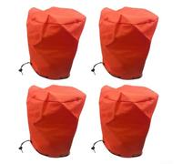 Cubierta de motor impermeable a prueba de polvo para recortadora y herramientas de bordeadora con cierre retráctil de cuerda de tracción (4 piezas)