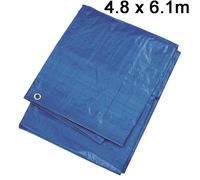 Silverline Lona 4.8 X 6.1m Contratistas Herramienta Bricolaje
