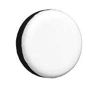 Cubierta de neumático blanca de color sólido, protección para todo tipo de clima para remolque, SUV, camión y más, 14, 15, 16, 17 pulgadas