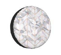 Cubierta de neumático de fondo con diseño de mármol de oro rosa para caravana, coche, camión, SUV, rueda de caravana, impermeable, a prueba de polvo